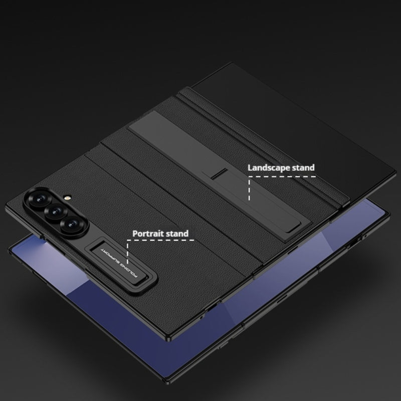 Chargez l'image dans la visionneuse de la galerie, Samsung Galaxy Z TriFold - Business Flip Leather Cover with Integrated Screen Protector and Stand