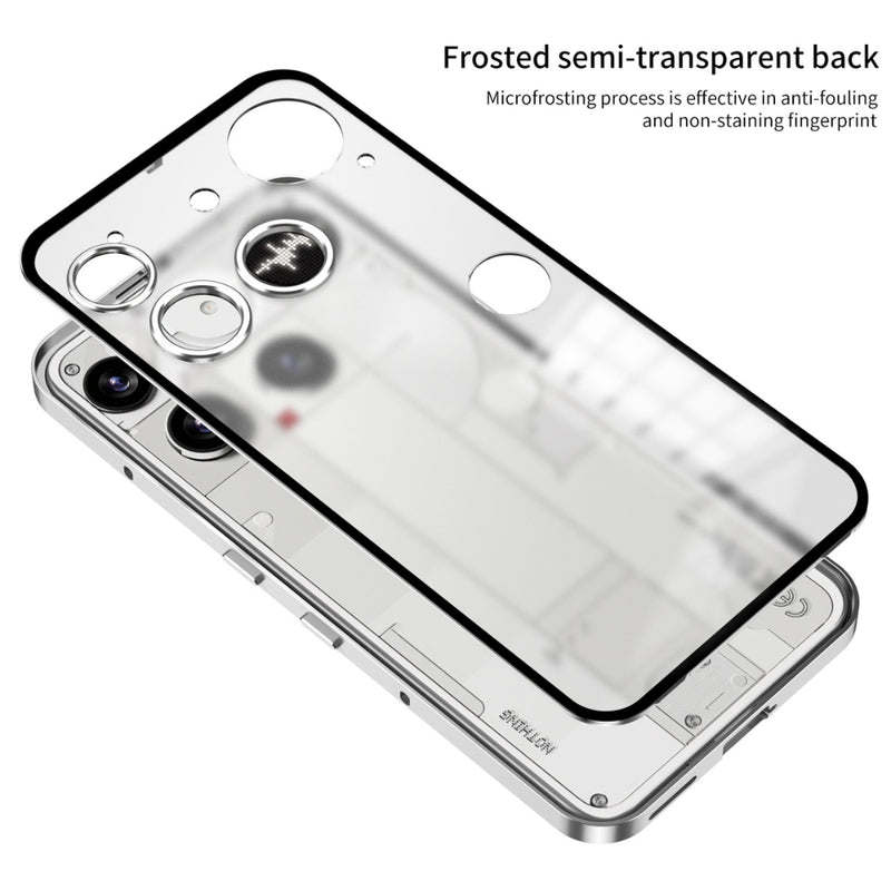 Cargue la imagen en el visor de la galería, Nothing Phone (3) - Snap Buckle Metal Frame Frosted Phone Case - Polar Tech Australia