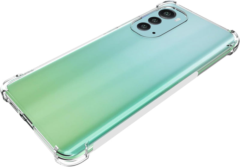 Chargez l'image dans la visionneuse de la galerie, Motorola Moto Edge 2022 - AirPillow Cushion Transparent Soft Clear TPU Four Corners Protective Case - Polar Tech Australia