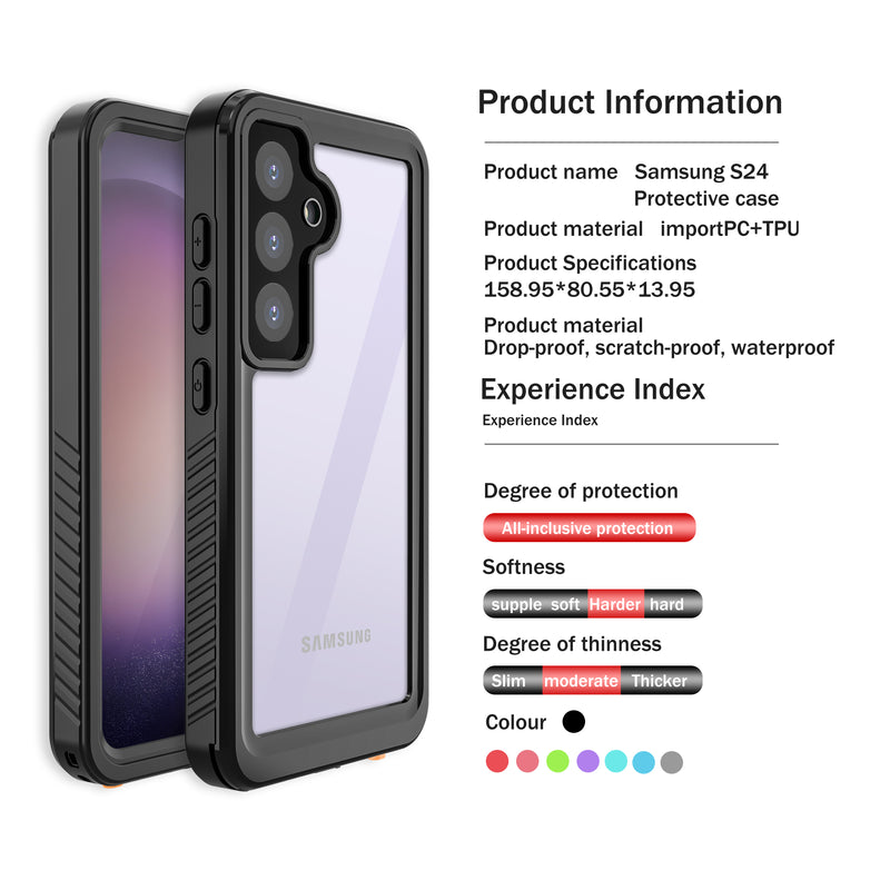 Cargue la imagen en el visor de la galería, Samsung Galaxy S24 / S24 Plus / S24 Ultra Redpepper Waterproof Heavy Duty Tough Armor Case - Polar Tech Australia