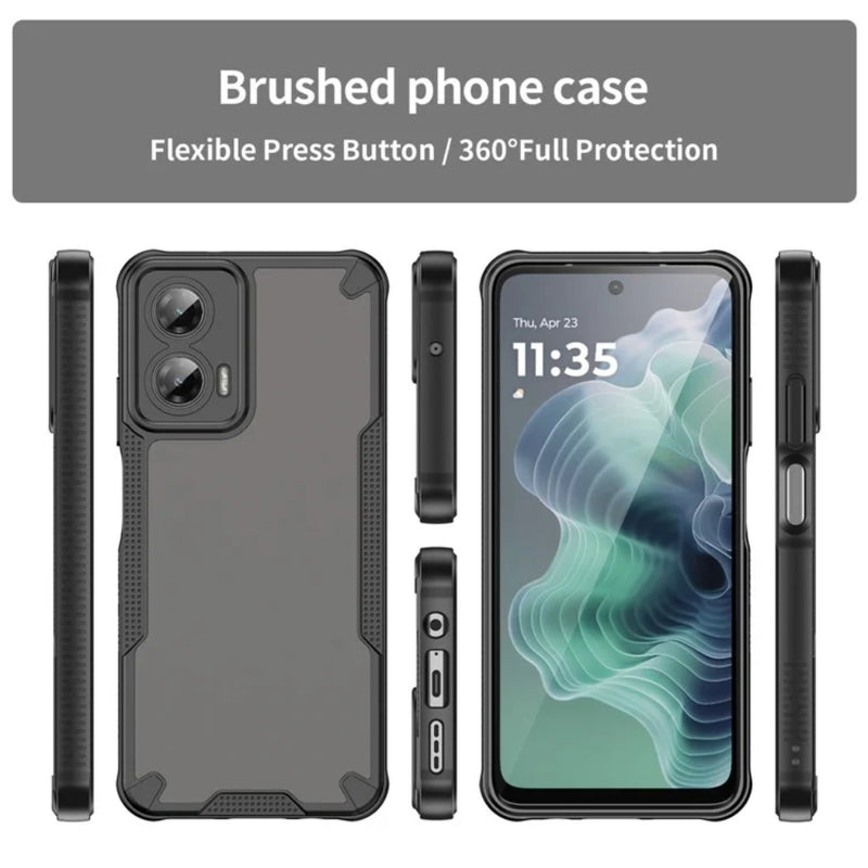 Chargez l'image dans la visionneuse de la galerie, Motorola Moto G75 - Armor Precise Hole PC Hybrid TPU Phone Case - Polar Tech Australia