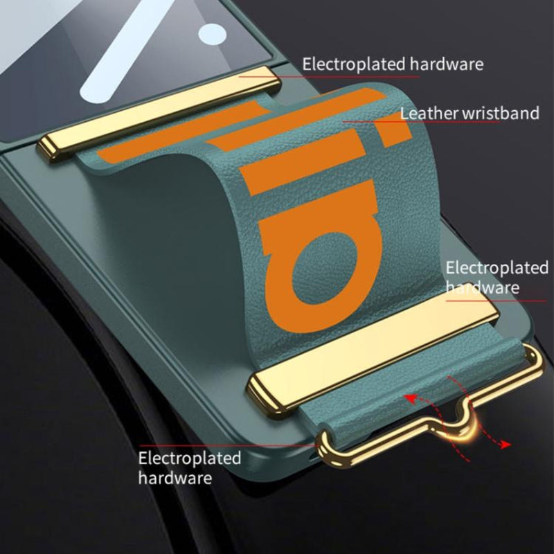 Chargez l'image dans la visionneuse de la galerie, Samsung Galaxy Z Flip7 5G - Integrated Ultra-thin Wristband Holder Phone Case - Polar Tech Australia