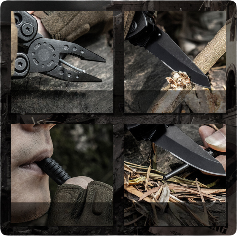 Cargue la imagen en el visor de la galería, Outdoor Multi-Function Camping Survival Gear Tool Knife Pliers - Polar Tech Australia