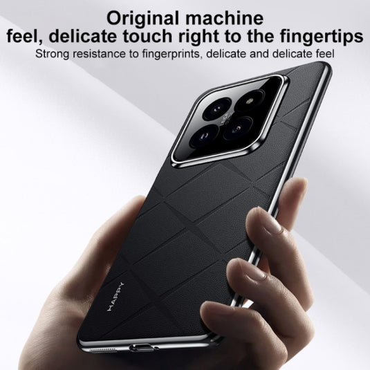 Xiaomi Mi 14 Pro - Plain Leather PC Phone Case - Polar Tech Australia