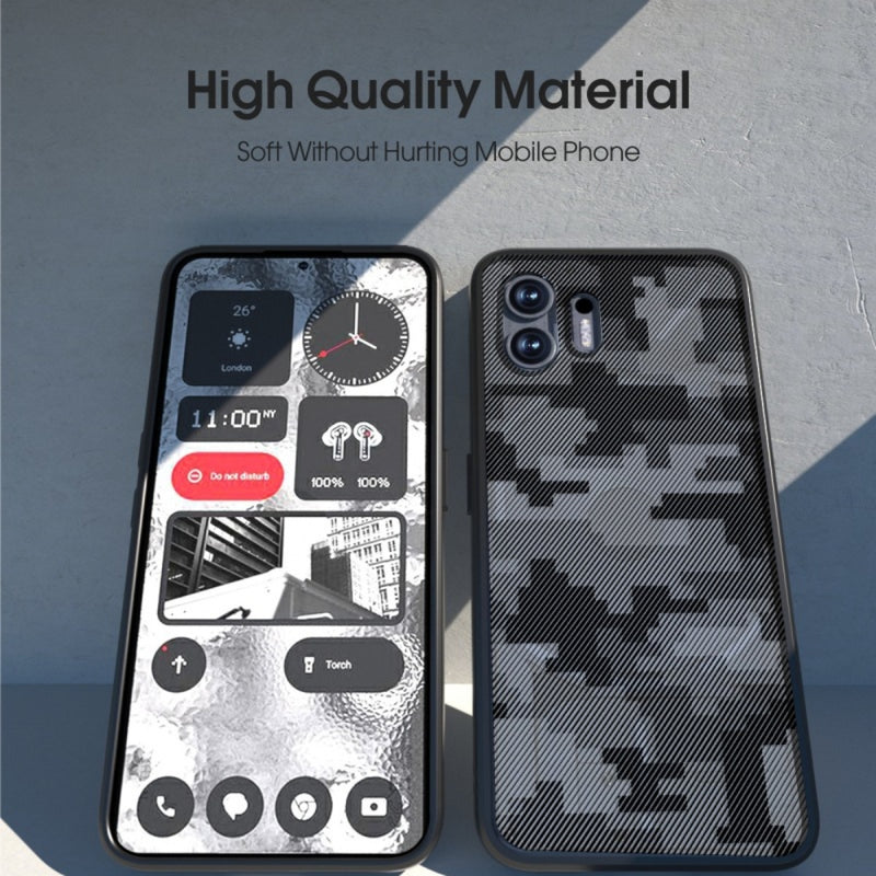 Chargez l'image dans la visionneuse de la galerie, Nothing Phone (2) - IBMRS Camouflage Shockproof Transparent Matte Phone Case - Polar Tech Australia