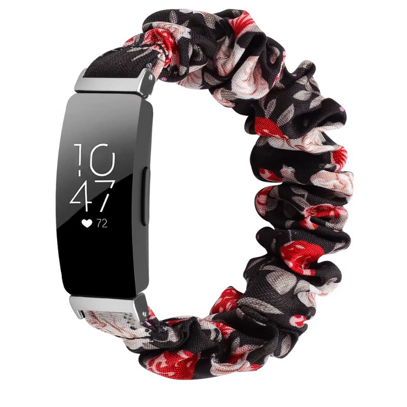 Cargue la imagen en el visor de la galería, Elastic Scrunchie Band for Fitbit Inspire 1 / Inspire HR / Inspire 2 / Inspire 3 – Replacement Strap - Polar Tech Australia