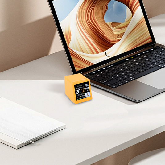 Smart Weather Station Clock WIFI Connected Weather Update Desktop Ornament - Polar Tech Australia