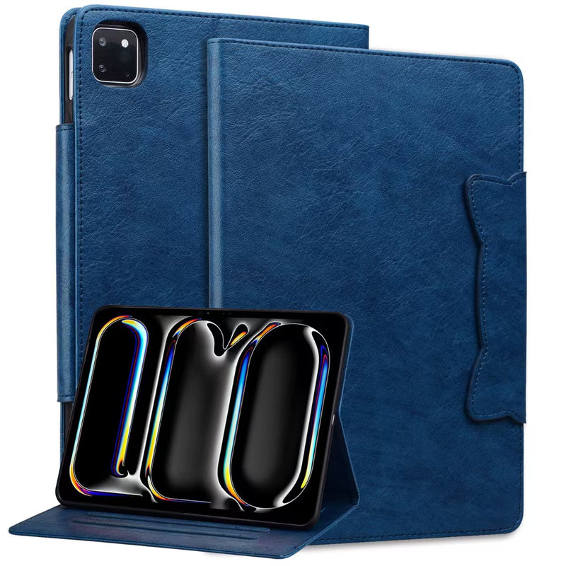 Cargue la imagen en el visor de la galería, Apple iPad 5/6 9.7'' 5/6th Gen (2017/2018) Business Retro Matte Leather Protective Case - Polar Tech Australia