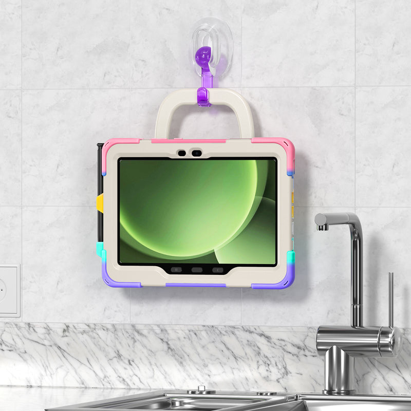 Load image into Gallery viewer, Samsung Galaxy Tab Active Pro / Active 4 Pro / Active 5 Pro Series - Heavy Duty 360 Degree Rotate Stand Hand Strap Case With Shoulder Strap - Polar Tech Australia