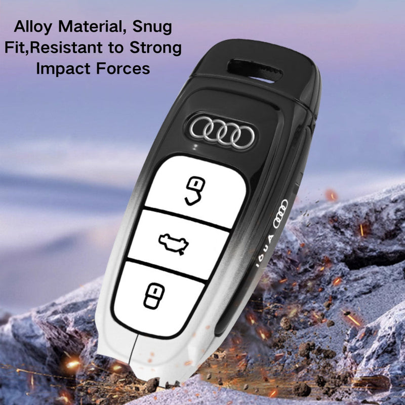 Load image into Gallery viewer, Audi Stylish with Cool Shockproof Car Key Protective Fob Case Cover For A3, A4, A5, A6, Q2, Q3, Q5, Q7, Q8, e-tron - Polar Tech Australia