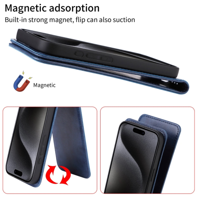 Load image into Gallery viewer, HMD Skyline - Magnetic Vertical Flip Leather Phone Case - Polar Tech Australia
