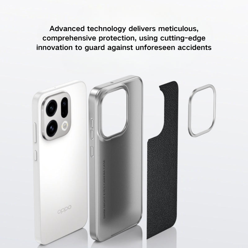 Chargez l'image dans la visionneuse de la galerie, OPPO Find X9 - Camera-Style Leather Texture Shockproof & Stylish Hard Shell