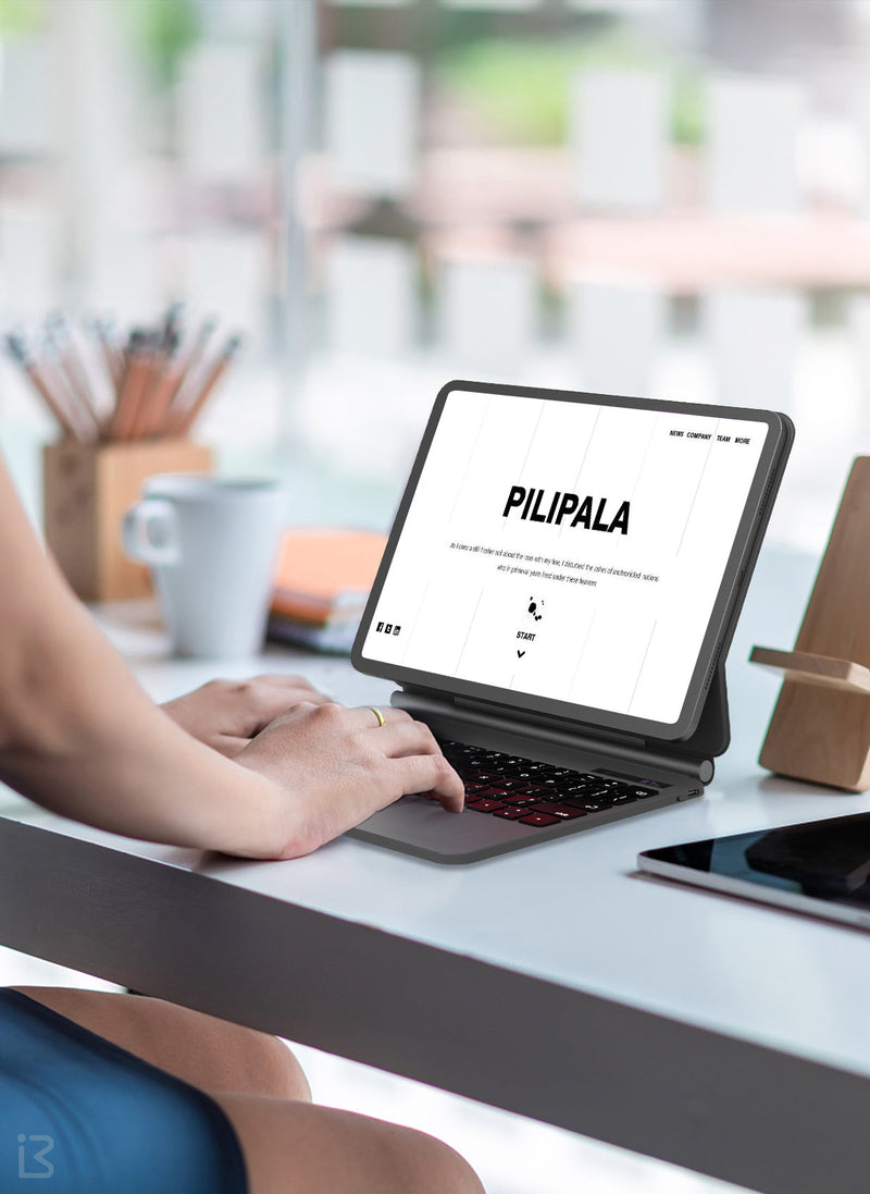 Cargue la imagen en el visor de la galería, Benwis Apple iPad Pro 11" & Air 4/5 10.9" & Air 6 11" Magnetic Suspension Magic Keyboard Case - Polar Tech Australia