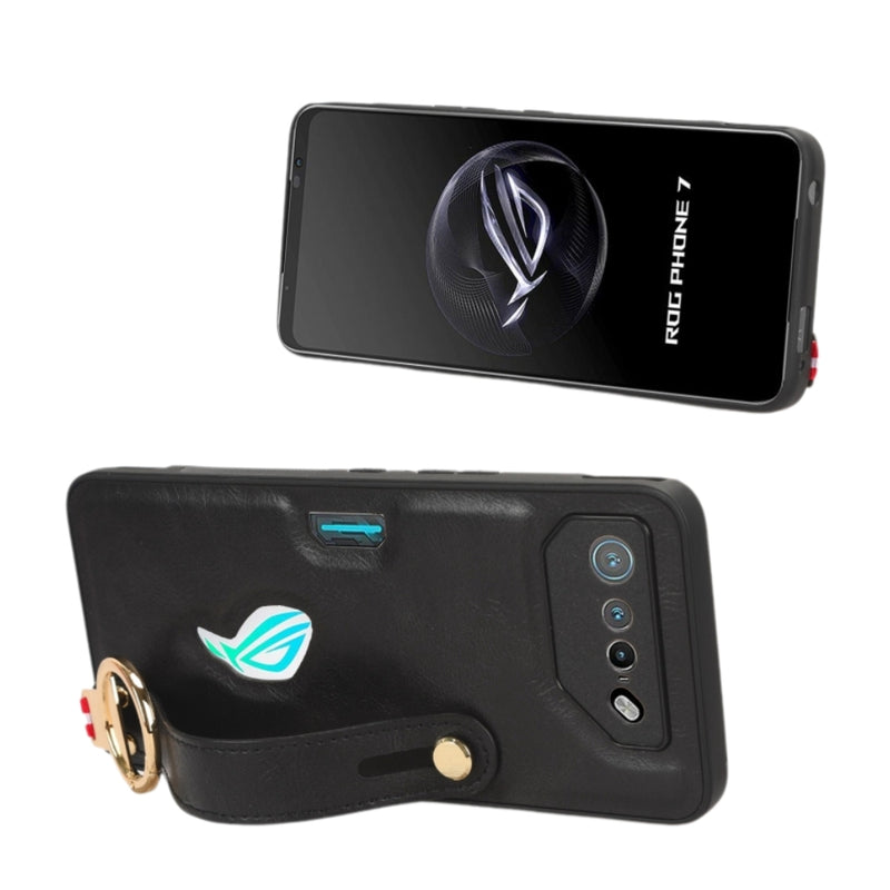 Load image into Gallery viewer, Asus ROG Phone 5 - Wristband Leather Back Phone Case - Polar Tech Australia