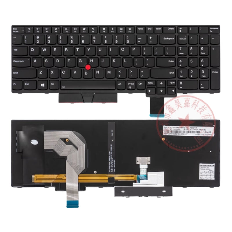 Cargue la imagen en el visor de la galería, Lenovo ThinkPad P52S Series - Laptop Keyboard With Backlit US Layout - Polar Tech Australia