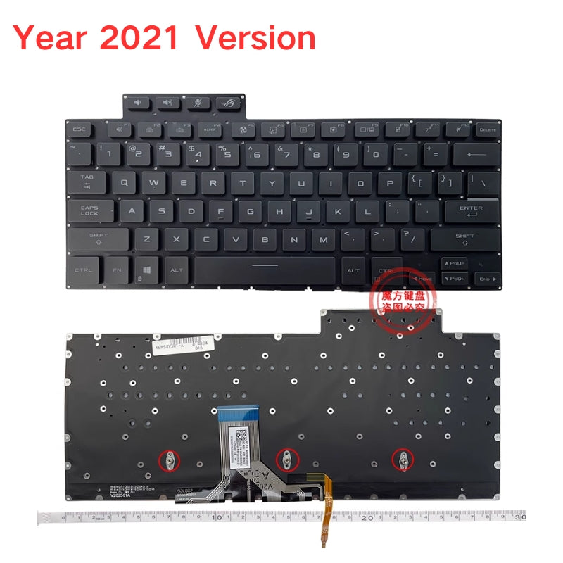 Cargue la imagen en el visor de la galería, ASUS ROG Flow X13 GV301 13.4" 13.4 Inch Series - Laptop Keyboard With Backlit US Layout - Polar Tech Australia