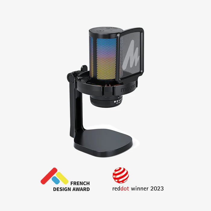 Load image into Gallery viewer, DGM20 GamerWave Condenser USB Gaming RGB Microphone - Polar Tech Australia