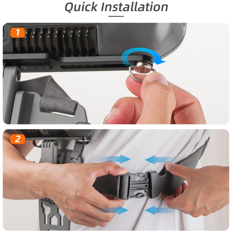 Load image into Gallery viewer, Sunnylife Waist Support Bracket &  Chest Strap for DJI RC Plus: Hands-Free Control - Polar Tech Australia