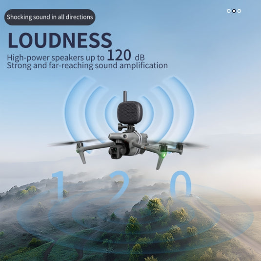 STARTRC Drone Megaphone Wireless Portable Speaker 3KM Control for DJI Mavic / Air / Mini Series - Polar Tech Australia