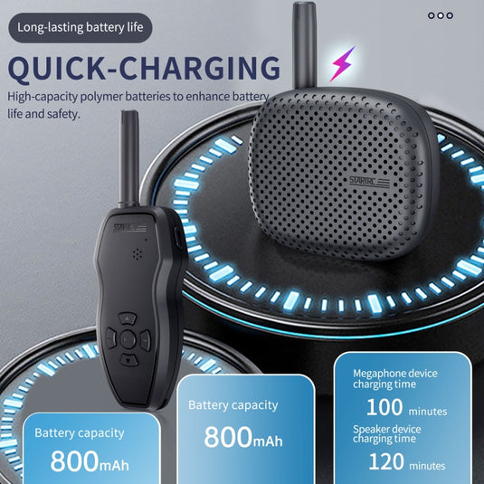 STARTRC Drone Megaphone Wireless Portable Speaker 3KM Control for DJI Mavic / Air / Mini Series - Polar Tech Australia