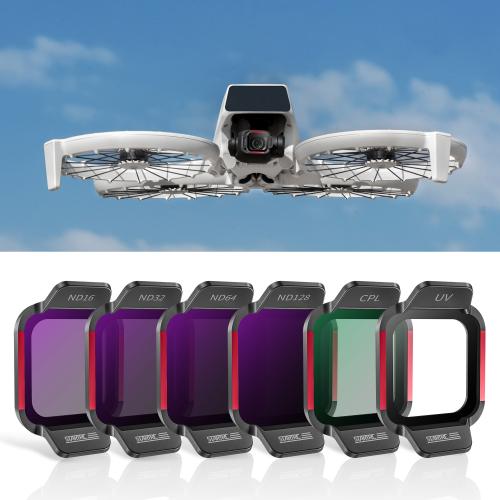 Load image into Gallery viewer, DJI Flip STARTRC 6-in-1 ND16 ND32 ND64 ND128 CPL UV Lens Filter Set - Polar Tech Australia