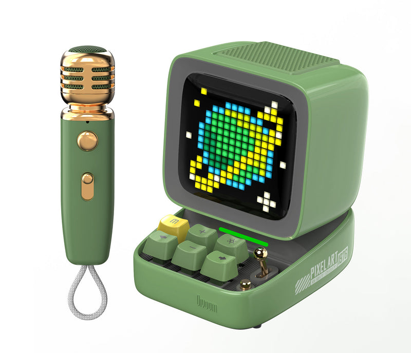 Cargue la imagen en el visor de la galería, Divoom Ditoo-Mic Mini Karaoke Machine Pixel Art Bluetooth Speaker Perfect Gift - Polar Tech Australia