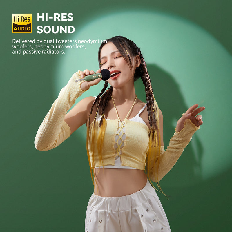 Cargue la imagen en el visor de la galería, Divoom Ditoo-Mic Mini Karaoke Machine Pixel Art Bluetooth Speaker Perfect Gift - Polar Tech Australia