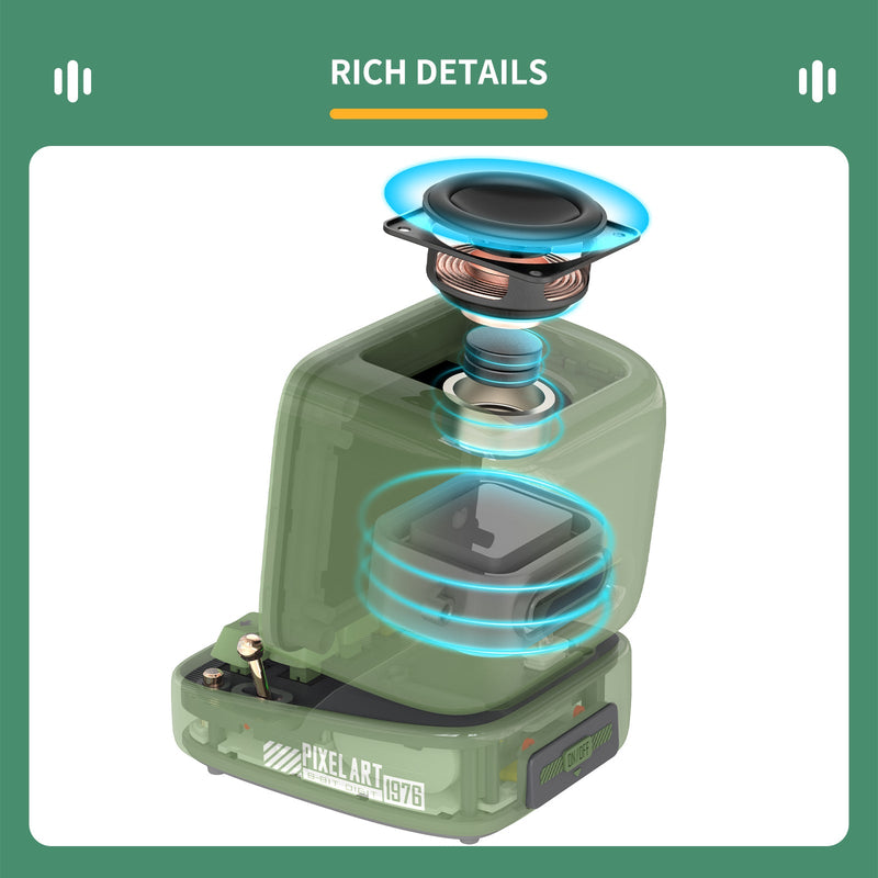 Cargue la imagen en el visor de la galería, Divoom Ditoo-Mic Mini Karaoke Machine Pixel Art Bluetooth Speaker Perfect Gift - Polar Tech Australia