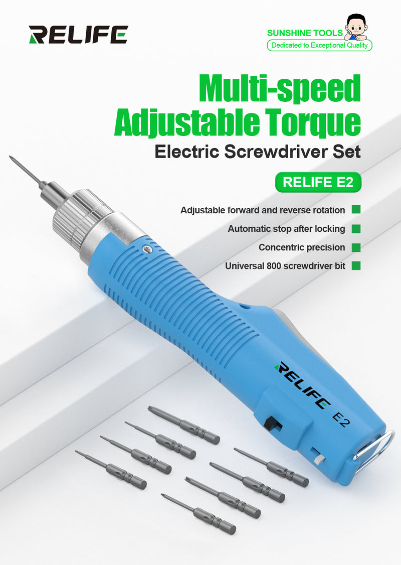 Cargue la imagen en el visor de la galería, RELIFE E2 Electric Screwdriver Set - Polar Tech Australia