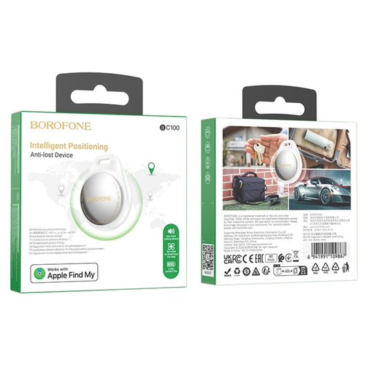 Borofone BC100 Smart Positioning Anti-lost Device (White) - Polar Tech Australia