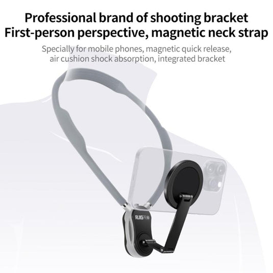 RUIGPRO Magnetic Neck Mount Anti-shake Phone Bracket - Polar Tech Australia