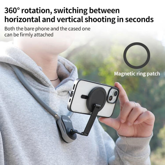 RUIGPRO Magnetic Neck Mount Anti-shake Phone Bracket - Polar Tech Australia