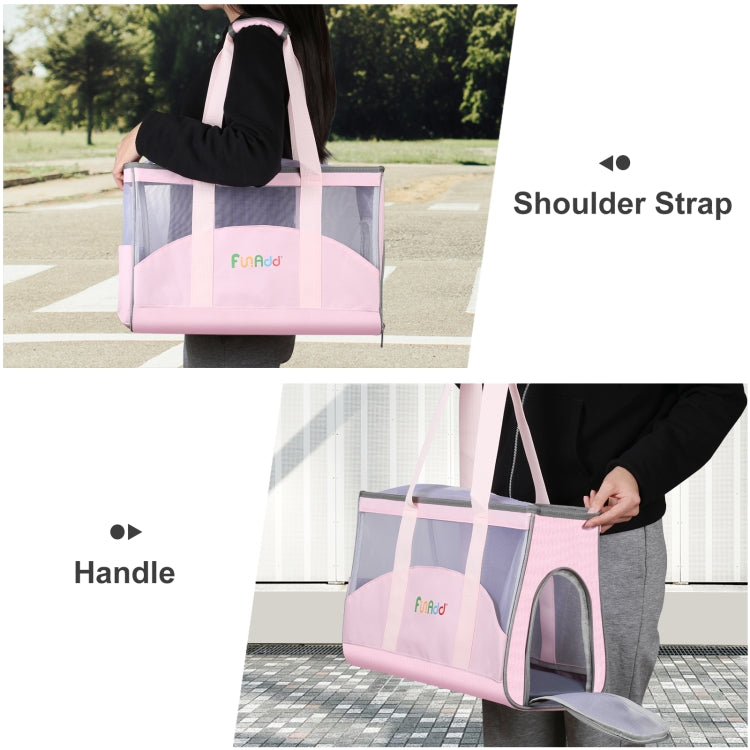 Cargue la imagen en el visor de la galería, FUNADD Portable Breathable Pet Bag Outdoor Shoulder Tote Bag