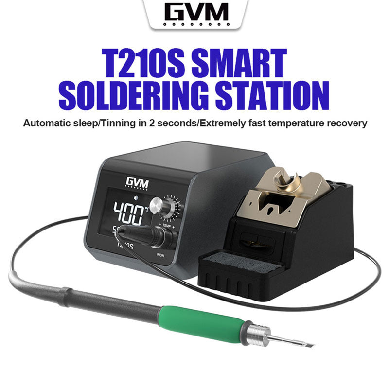 Cargue la imagen en el visor de la galería, GVM T12S Smart Soldering Station – T210S Model - Polar Tech Australia
