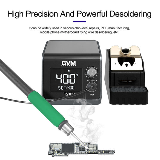 GVM T12S Smart Soldering Station – T210S Model - Polar Tech Australia
