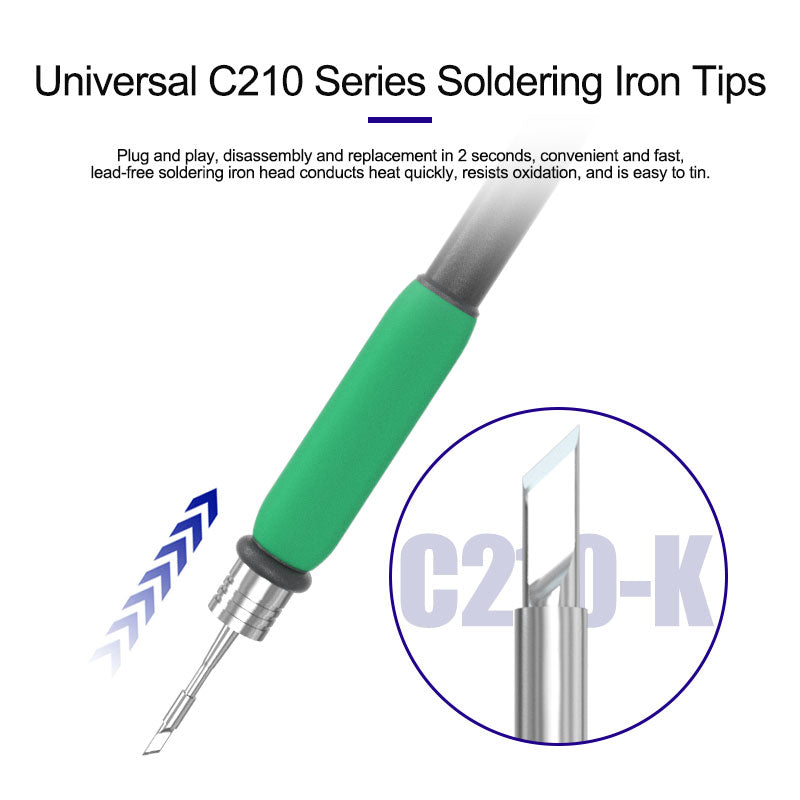 Cargue la imagen en el visor de la galería, GVM T12S Smart Soldering Station – T210S Model - Polar Tech Australia