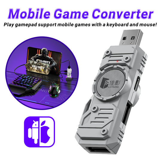 Universal For Android / IOS Mobile Phone Apple iPhone Game Tablet iPad - M9 Keyboard Mouse Adapter Converter - Polar Tech Australia