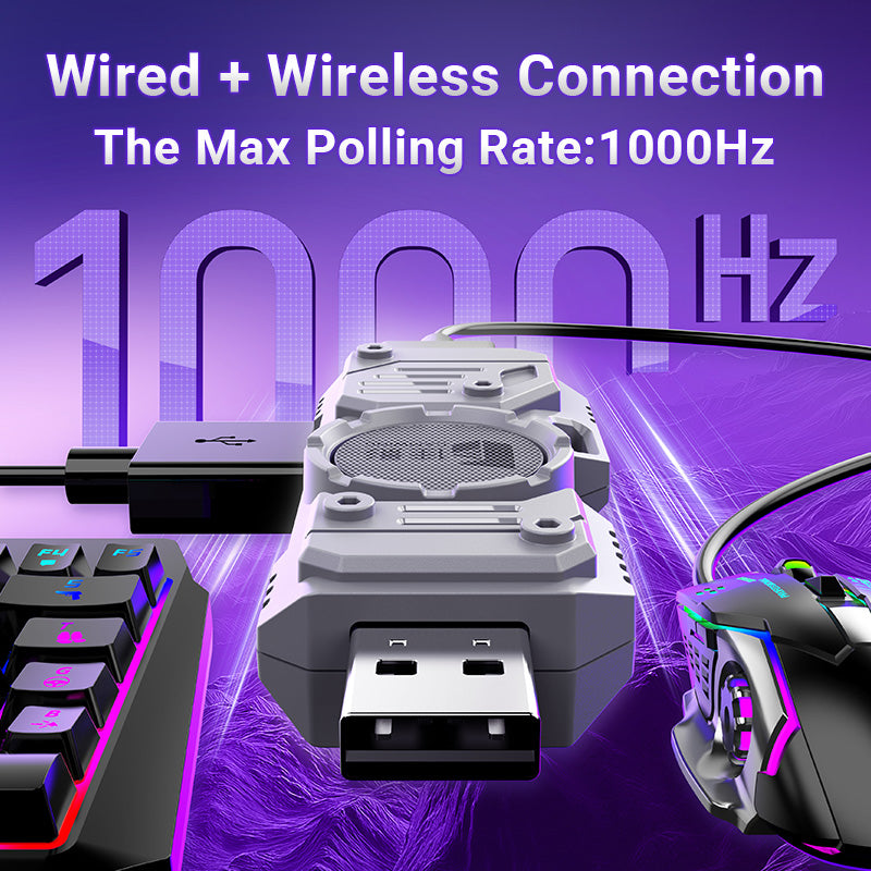 Chargez l'image dans la visionneuse de la galerie, Universal For Android / IOS Mobile Phone Apple iPhone Game Tablet iPad - M9 Keyboard Mouse Adapter Converter - Polar Tech Australia