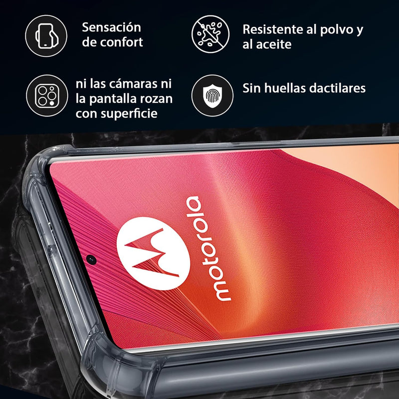 Chargez l'image dans la visionneuse de la galerie, Motorola Edge 50 Fusion - AirPillow Cushion Transparent Soft Clear TPU Four Corners Protective Case - Polar Tech Australia