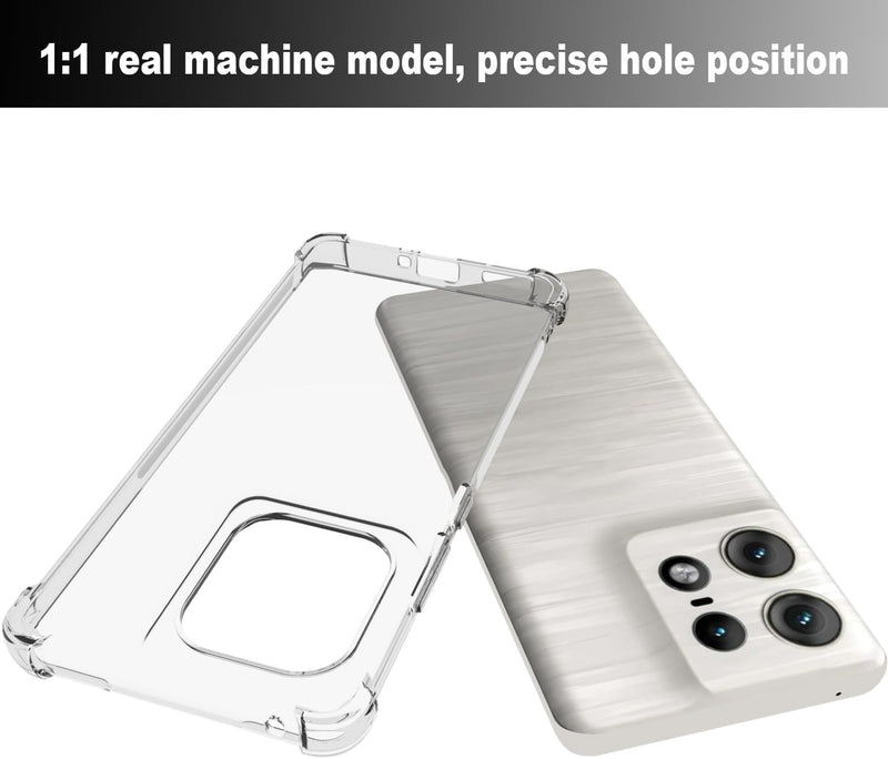 Chargez l'image dans la visionneuse de la galerie, Motorola Moto Edge 50/50 Pro - AirPillow Cushion Transparent Soft Clear TPU Four Corners Protective Case - Polar Tech Australia