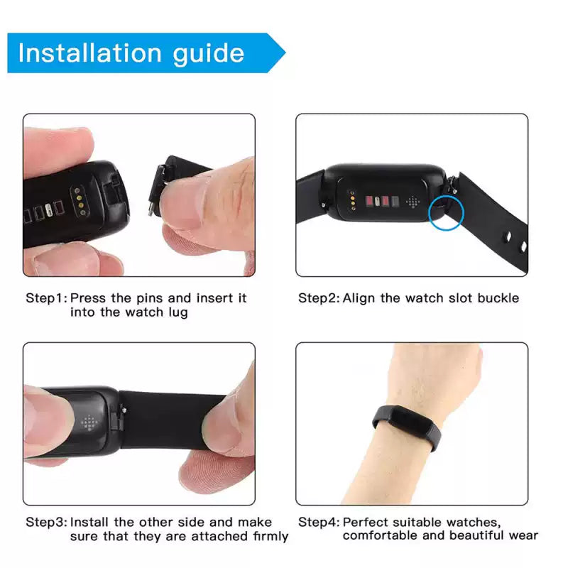 Load image into Gallery viewer, Silicone Replacement Band for Fitbit Inspire 3 – Adjustable Strap - Polar Tech Australia