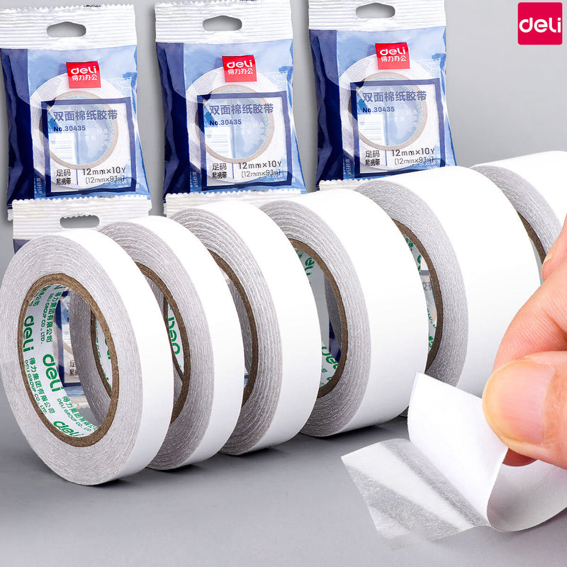 Load image into Gallery viewer, Deli 30435 - 12mm Wide Double Sided Tape - Polar Tech Australia