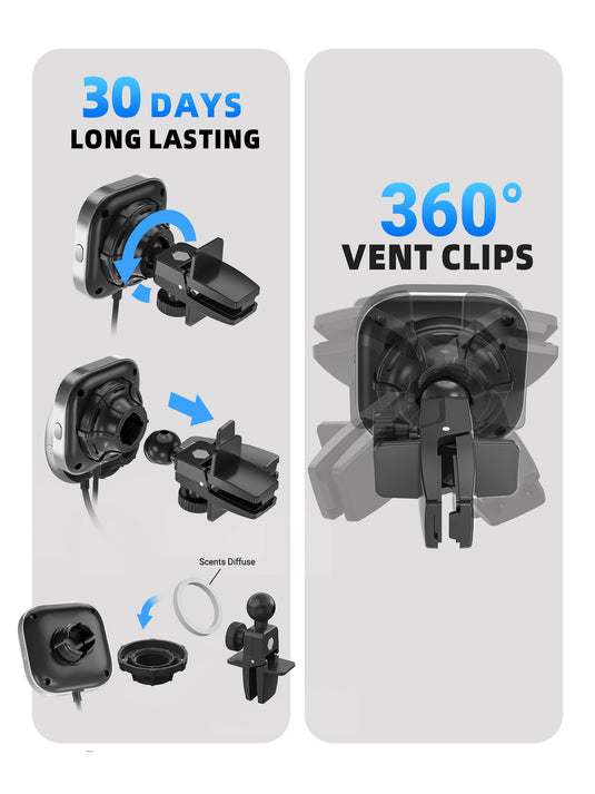 Plug and Play Wireless CarPlay Adapter With Built-in Screen for iPhone 11/12/13/14/15/16 - Polar Tech Australia