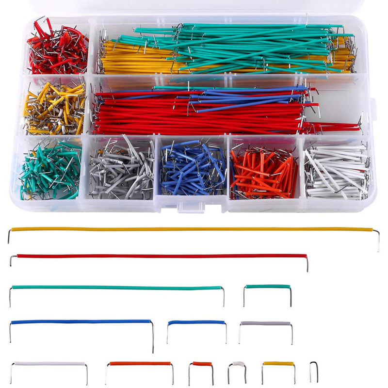 Load image into Gallery viewer, 840 PCS 14-Length Jumper Wire U-Shape Solderless Breadboard Jumper Wire Kit - Polar Tech Australia