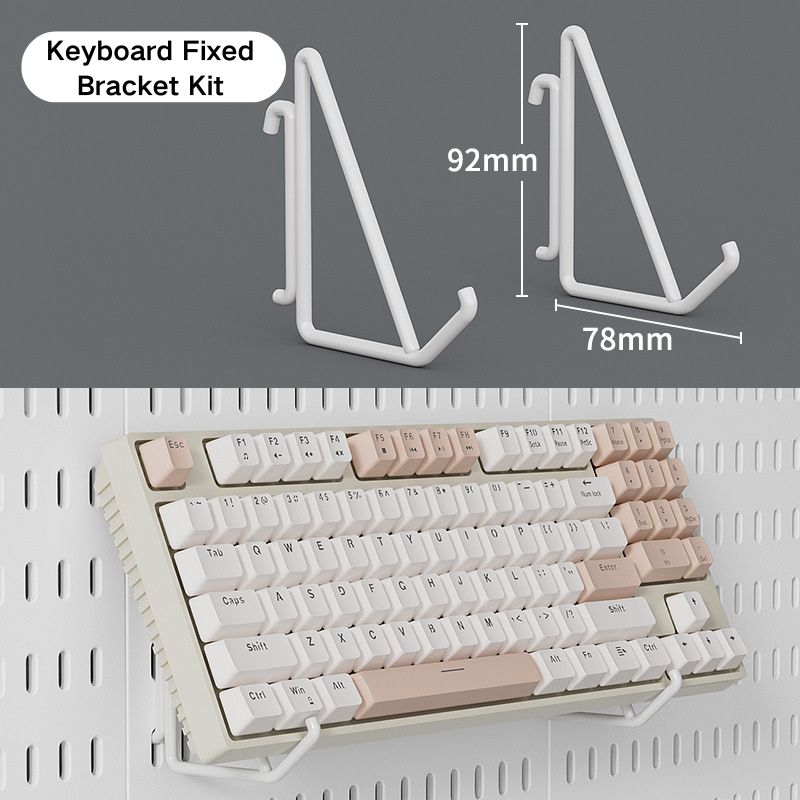 Chargez l'image dans la visionneuse de la galerie, Revamp Your Space With A Versatile Pegboard Kit - Effortlessly Organize Home, Office, And Gaming Setup With Customizable Hanging Solutions