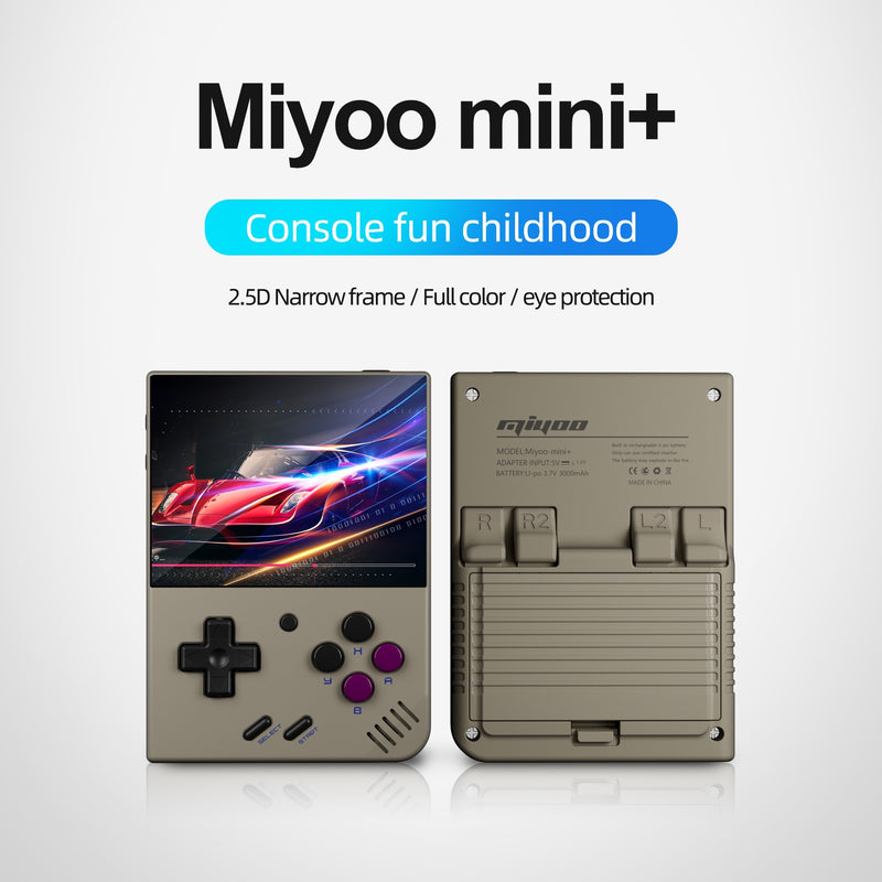 Load image into Gallery viewer, Miyoo Mini Plus 3.5 Inch IPS Screen Retro Handheld Game Console (64GB) - Polar Tech Australia