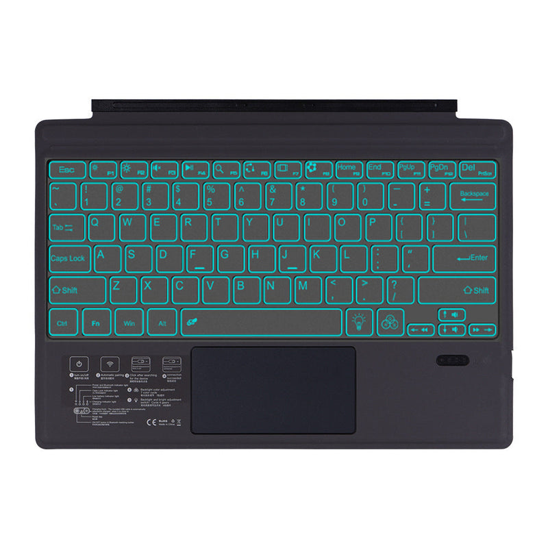 Chargez l'image dans la visionneuse de la galerie, Microsoft Surface Pro 8/9/X Compatible Wireless Keyboard Cover With Back light - Polar Tech Australia