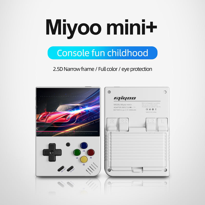 Load image into Gallery viewer, Miyoo Mini Plus 3.5 Inch IPS Screen Retro Handheld Game Console (64GB) - Polar Tech Australia