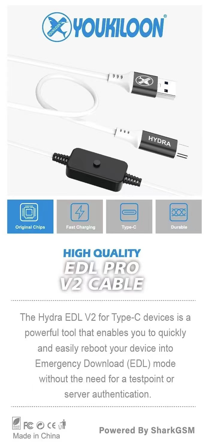 Cargue la imagen en el visor de la galería, EDL cable / 9008 Flash Cable Repair Tool For Qualcomm phones including Samsung, OPPO,Xiaomi etc. - Polar Tech Australia