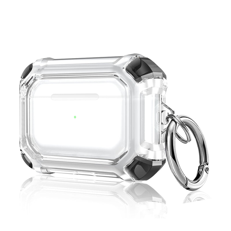 Chargez l'image dans la visionneuse de la galerie, AirPods Pro 2 Transparent Heavy Duty Protecive Case With Key Ring - Polar Tech Australia